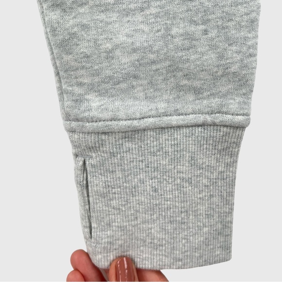 NWT Lululemon Scuba Full-Zip Cropped Hoodie In Heathered Grey - Picture 10 of 11